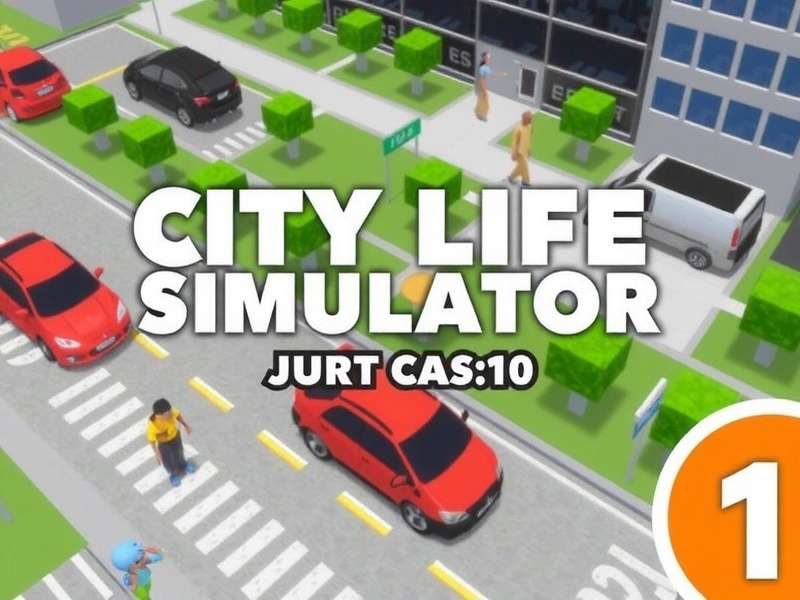 City Life Simulator Game Cover