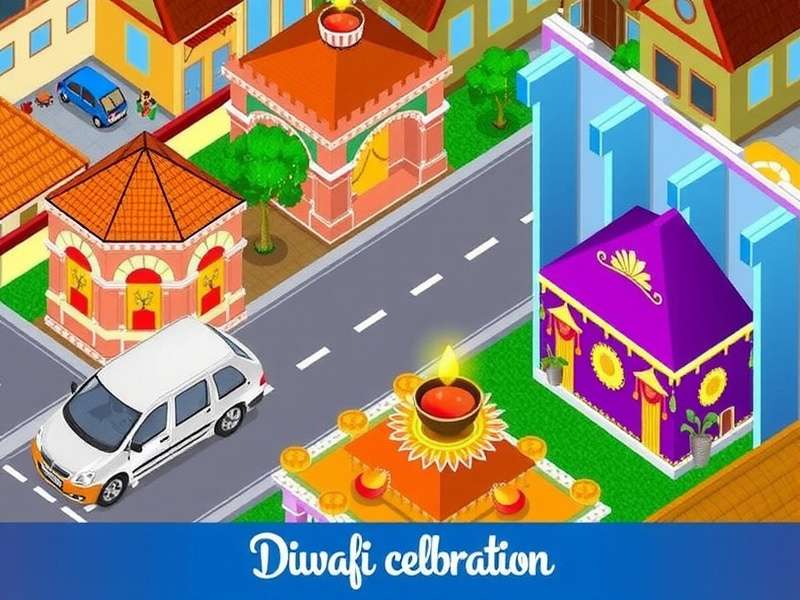 City Life Simulator Diwali Celebration